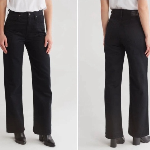 Ag Adriano Goldschmied Denim - NWOT AG Kora Wide Leg Jeans size 25 0 Black new